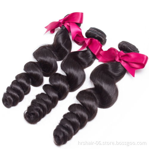 100% 10A Woman Hair Extension Mink Cuticle Aligned Raw Brazilian Virgin Straight Human hair Bundles with Closure